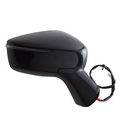 DOOR MIRROR RH POWER W/LED TURN SIGNAL MANUAL FOLDING PTM SR