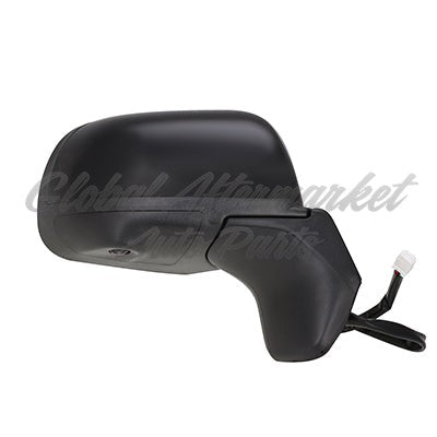 DOOR MIRROR RH POWER W/HTD/CAMERA MANUAL FOLDING CONVEX PTM