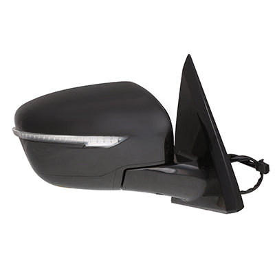 DOOR MIRROR RH POWER HTD MANUAL FOLDING CONVEX GLASS W/SIGNAL W/O CAMERA PTM