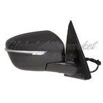 DOOR MIRROR RH POWER W/O HTD WSIGNAL MANUAL FOLDING CONVEX GLASS PTM — photo 1