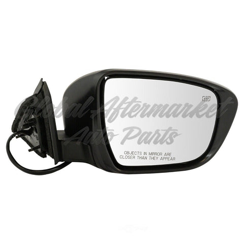 DOOR MIRROR RH POWER HTD W/CHROME BASE/PTM COVER/SIGNAL USA BUILT
