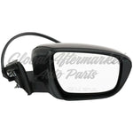 DOOR MIRROR RH POWER HTD W/CAMERA/SIGNAL/NON-PAINTABLE BLACK CAP — photo 1
