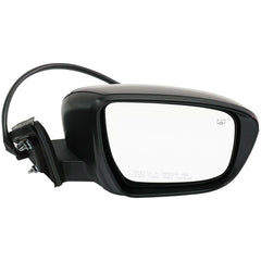 DOOR MIRROR RH POWER HTD W/CAMERA/SIGNAL/NON-PAINTABLE BLACK CAP