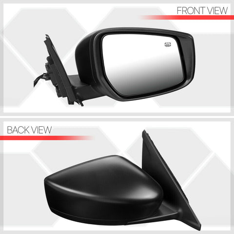 DOOR MIRROR RH POWER PTM HTD CONVEX GLASS W/BLIND SPOT DETECTION W/O SIGNAL