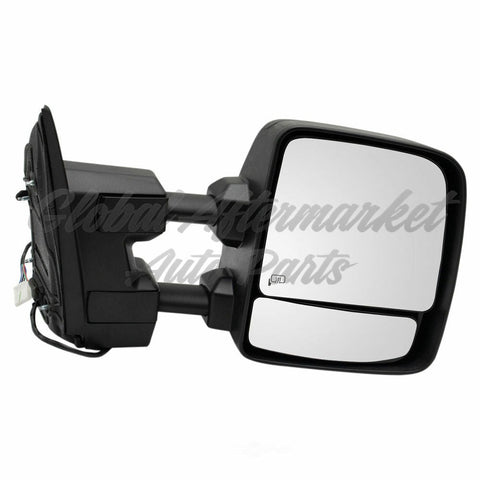 DOOR MIRROR RH POWER HTD TEXTURED BLACK W/O DIMMING GLASS W/SIGNAL/PUDDLE LAMP/TOW STYLE