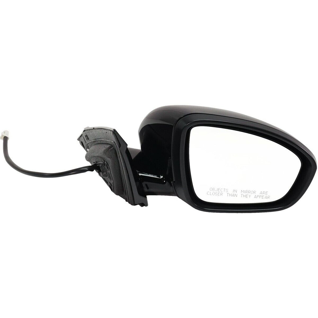 DOOR MIRROR RH POWER HTD GLOSS BLACK W/SIGNAL