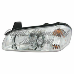 HEAD LAMP LH W/CHROME BEZEL HQ