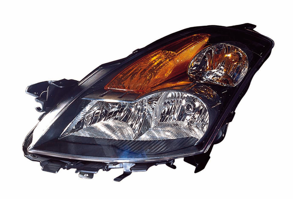 HEAD LAMP LH HALOGEN BLACK HOUSING