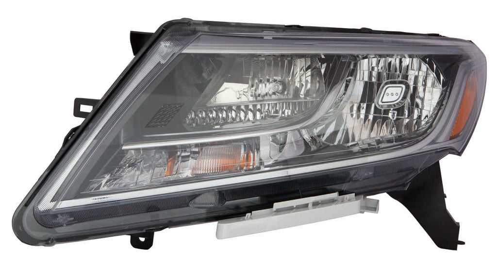 HEAD LAMP LH HALOGEN CHROME BEZEL