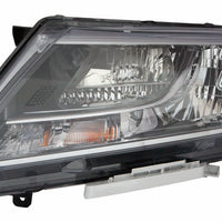HEAD LAMP LH HALOGEN CHROME BEZEL