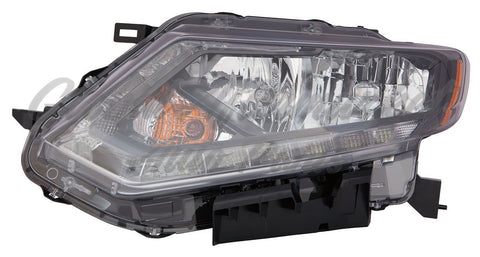 HEAD LAMP LH HALOGEN USA BUILT W/LED DRL CAPA