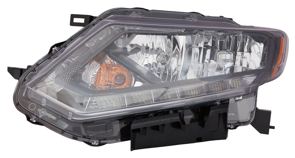 HEAD LAMP LH HALOGEN USA BUILT W/LED DRL