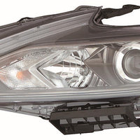 HEAD LAMP LH HALOGEN W/BLACK BEZEL W/O LED DAYTIME RUNNING LIGHT