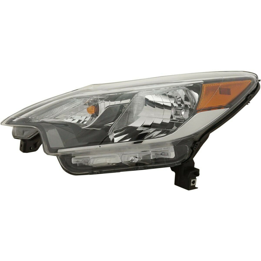 HEAD LAMP LH HALOGEN W/BLACK BEZEL HQ