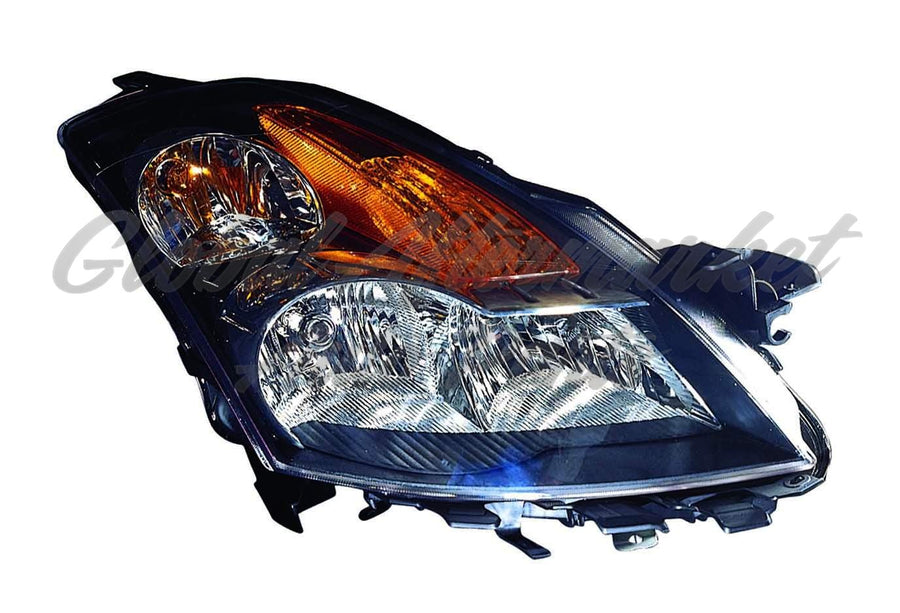 HEAD LAMP RH HALOGEN BLACK HOUSING HQ