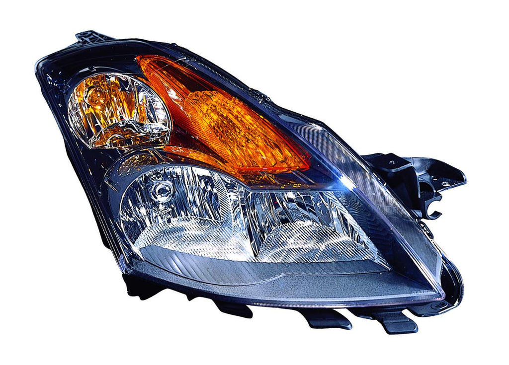 HEAD LAMP RH W/GRAY BEZEL CAPA