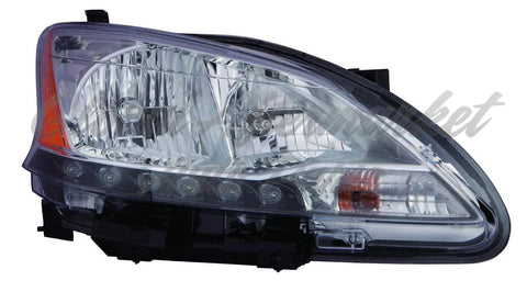 HEAD LAMP RH HALOGEN CAPA