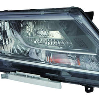 HEAD LAMP RH HALOGEN CHROME BEZEL