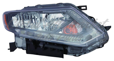 HEAD LAMP RH HALOGEN USA BUILT W/LED DRL