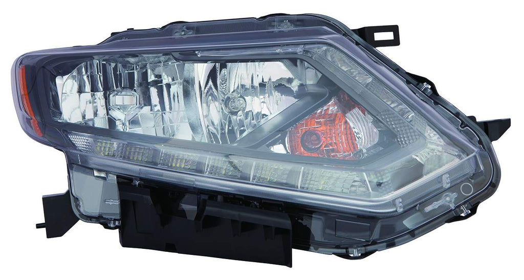 HEAD LAMP RH HALOGEN USA BUILT W/LED DRL CAPA