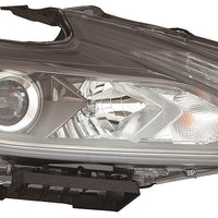HEAD LAMP RH LED W/DRL/SMOKED BEZEL CAPA