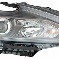 HEAD LAMP RH HALOGEN W/BLACK BEZEL W/O LED DAYTIME RUNNING LIGHT HQ