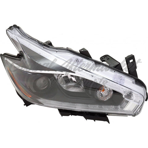 HEAD LAMP RH HALOGEN W/BLACK BEZEL HQ