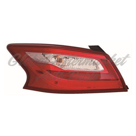 TAIL LAMP LH SR MODEL W/DARK RED BEZEL HQ