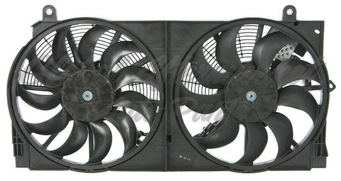 NISSAN LEAF 2018 COOLING FAN ASSY TWO FAN ASSYS SIDE BY SIDE SL/SV MODEL WITH 214934GAOA MODULE