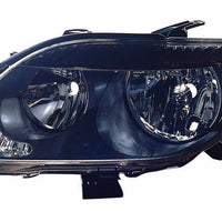 HEAD LAMP LH W/BASE PKG CAPA
