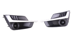 FOG LAMP COVER FR LH W/PAINTED SILVER MOULDING