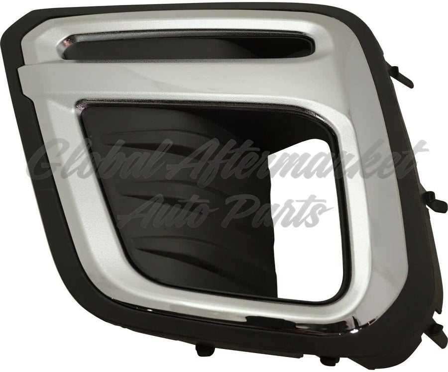 FOG LAMP BEZEL FR LH CHROME/TEXTURED BLACK USE W/LED FOGS TOURING MODEL