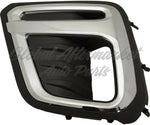 FOG LAMP BEZEL FR LH CHROME/TEXTURED BLACK USE W/LED FOGS TOURING MODEL — photo 2
