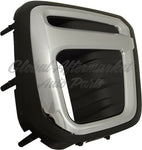 FOG LAMP BEZEL FR RH CHROME/TEXTURED BLACK USE W/LED FOGS TOURING MODEL — photo 3