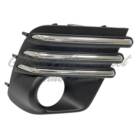 FOG LAMP BEZEL FR RH BLACK W/CHROME /ROUND HALOGEN FOG LAMPS EXCLUDE WILDERNESS/SPRT