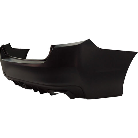 BUMPER RR PRIMED W/TEXTURED LOWER W/O SENSOR SDN CAPA