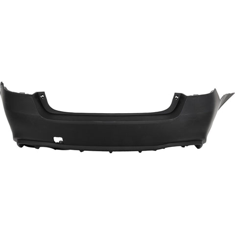 BUMPER RR UPPER PRIMED LOWER TEXTURED W/O PARK ASSIST SENSOR CAPA