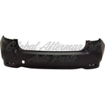 BUMPER RR PRIMED W/TEXTURED LOWER W/O SENSOR WGN CAPA — photo 1