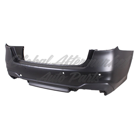 BUMPER RR PRIMED PTM W/TEXTURED LOWER W/PARK ASSIST SENSOR