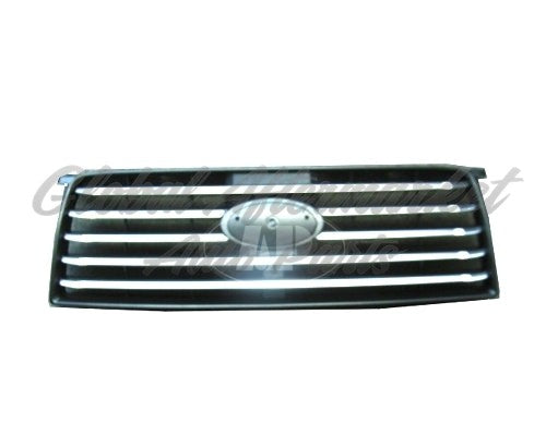 GRILLE PAINTED-SILVER (BASE MODEL W/O SPORT)
