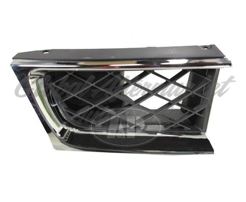 GRILLE RH OUTER MATT-BLACK W/CHROME MLDG (IMPREZA/OUTBACK)