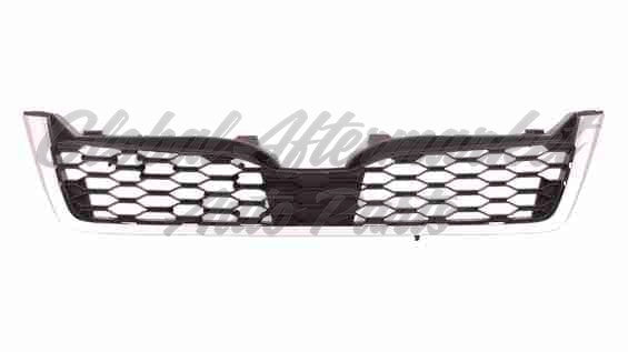 GRILLE MATTE DARK GRAY W/CHROME MLDG 2.0L TURBO (BUMPER MOUNTED)