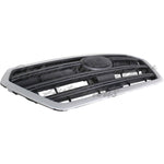 GRILLE MATTE DARK GRAY W/SILVER GRAY MOULDING — photo 2