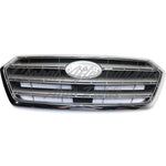 GRILLE PAINTED SILVER GRAY W/CHROME MOULDING — photo 2