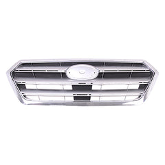 GRILLE PAINTED SILVER GRAY W/CHROME MOULDING
