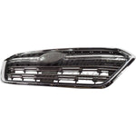 GRILLE DARK GRAY W/CHROME MOULDING/FRAME — photo 3