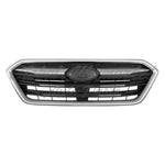 GRILLE FR BLACK W/SILVER MOLDING W/O EMBLEM — photo 1