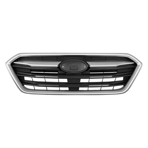 GRILLE FR BLACK W/SILVER MOLDING W/O EMBLEM