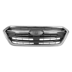 GRILLE FR DARK GRAY W/CHROME MOLDING W/O EMBLEM