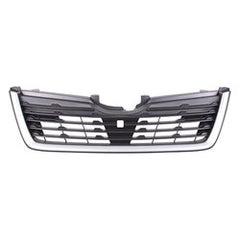 GRILLE MATTE BLACK W/SILVER MOULDING BASE/PREMIUM MODEL